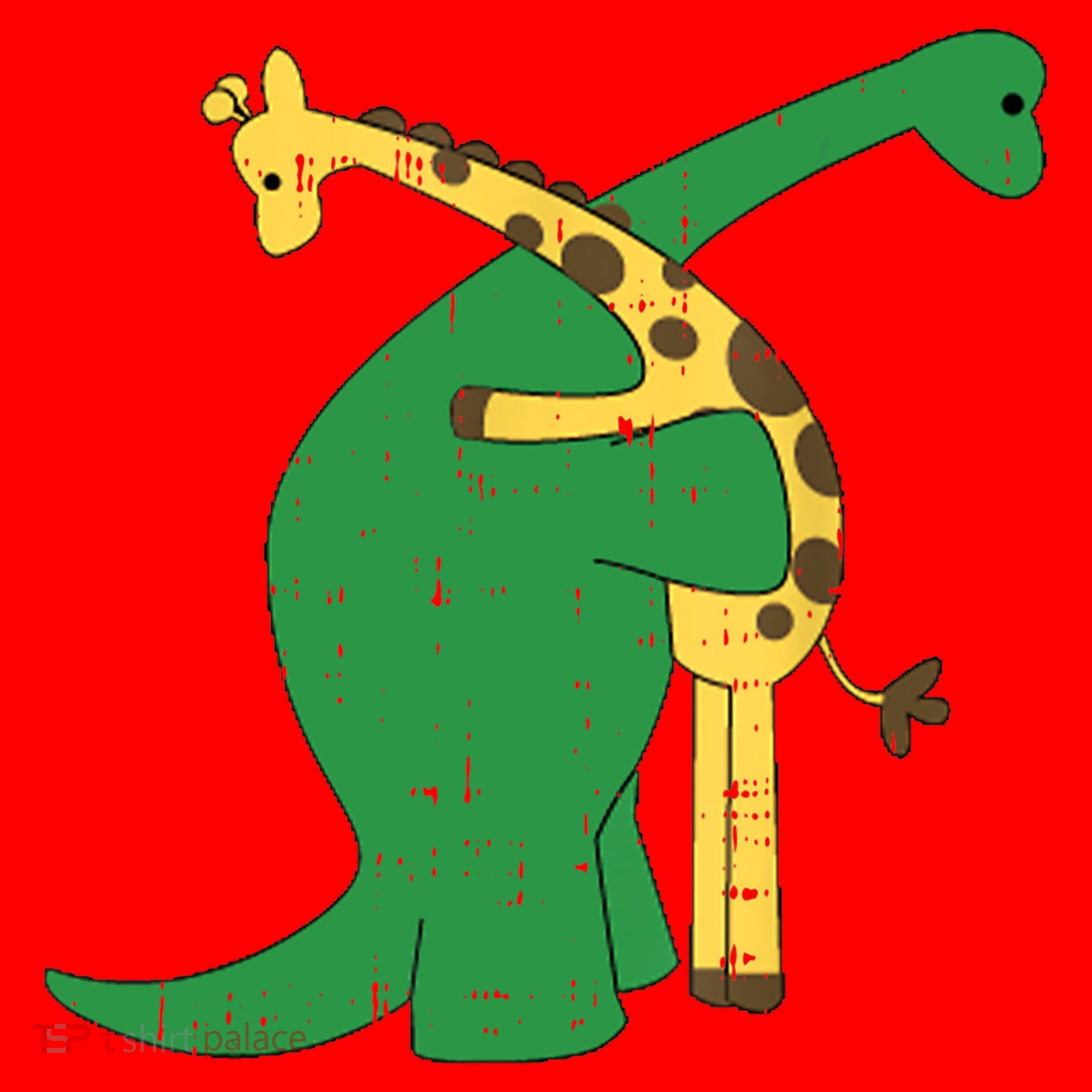 Giraffe Dinosaur Hug Love Dino Animals Safari Halloween Funny Gift Santa Hat