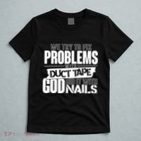 God Did It With Nails Christian Message T-Shirt thumb 5