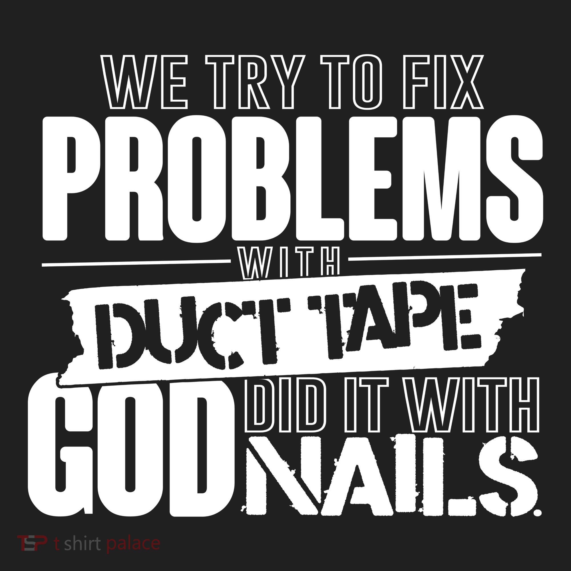 God Did It With Nails Christian Message Hat