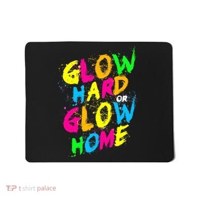 Glow Design In Bright Colors 80s Theme Mousepad