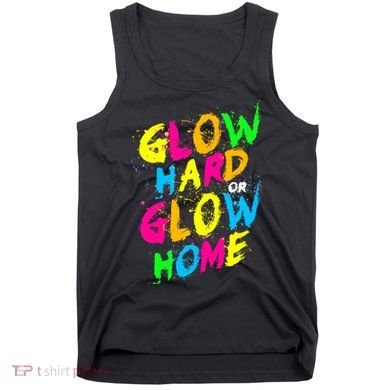 Glow Design In Bright Colors 80s Theme Tank Top