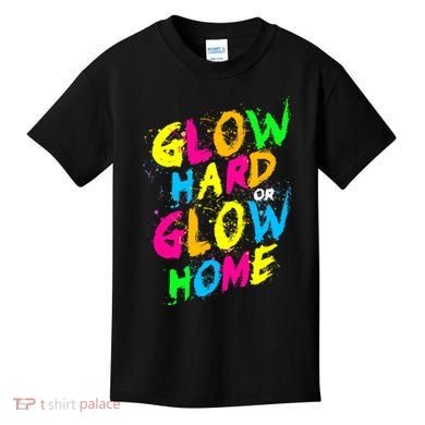 Glow Design In Bright Colors 80s Theme Kids T-Shirt