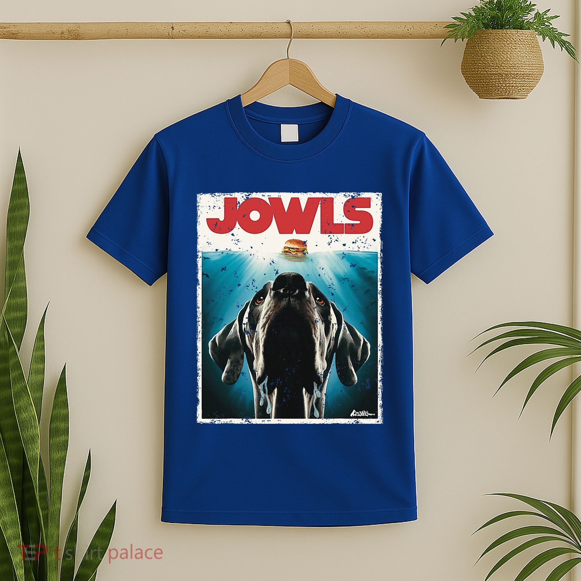 Great Dane Jowls Paws Top Drooling Dog Mom T-Shirt