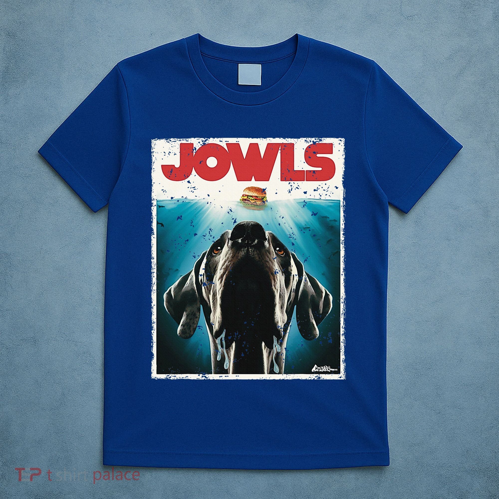 Great Dane Jowls Paws Top Drooling Dog Mom T-Shirt