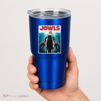 Great Dane Jowls Paws Top Drooling Dog Mom Tumbler thumb 2