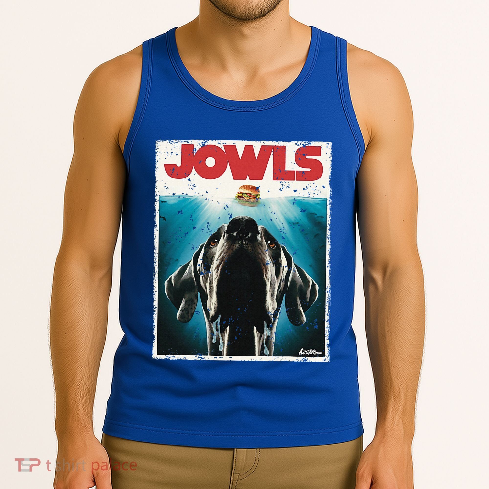 Great Dane Jowls Paws Top Drooling Dog Mom Tank Top