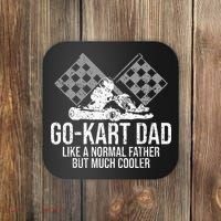 GoKart Dad Kart Racing GoCart Karting Gift For Daddy Coaster thumb 0