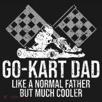 GoKart Dad Kart Racing GoCart Karting Gift For Daddy Ornament thumb 1