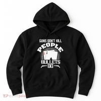 Guns Don't Kill People - Bullets Do - Novelty Poker Hoodie thumb 0