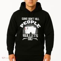 Guns Don't Kill People - Bullets Do - Novelty Poker Hoodie thumb 2
