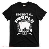 Guns Don't Kill People - Bullets Do - Novelty Poker T-Shirt thumb 0