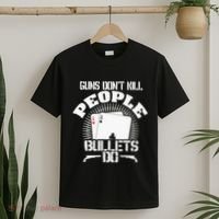 Guns Don't Kill People - Bullets Do - Novelty Poker T-Shirt thumb 2