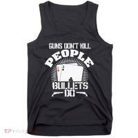 Guns Don't Kill People - Bullets Do - Novelty Poker Tank Top thumb 0
