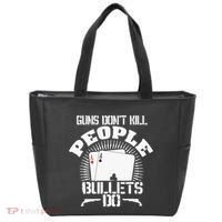 Guns Don't Kill People - Bullets Do - Novelty Poker Tote Bag thumb 0