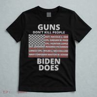 Guns Don't Kill People Biden Does 13 American Heroes T-Shirt thumb 5