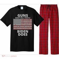 Guns Don't Kill People Biden Does 13 American Heroes Pajama Set thumb 0