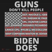 Guns Don't Kill People Biden Does 13 American Heroes Women's Tank Top thumb 5