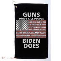 Guns Don't Kill People Biden Does 13 American Heroes Golf Towel thumb 0