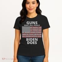 Guns Don't Kill People Biden Does 13 American Heroes Women's T-Shirt thumb 4