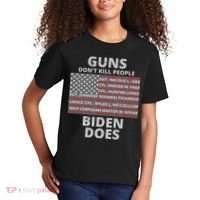 Guns Don't Kill People Biden Does 13 American Heroes Kids T-Shirt thumb 2