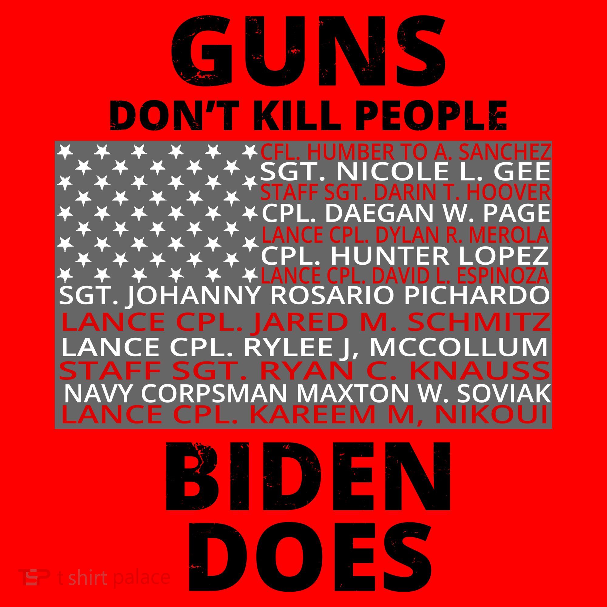 Guns Don't Kill People Biden Does 13 American Heroes Santa Hat