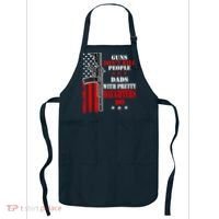 Guns Dont Kill People Dads With Pretty Daughters Apron thumb 0