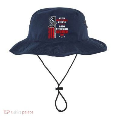 Guns Dont Kill People Dads With Pretty Daughters Bucket Hat