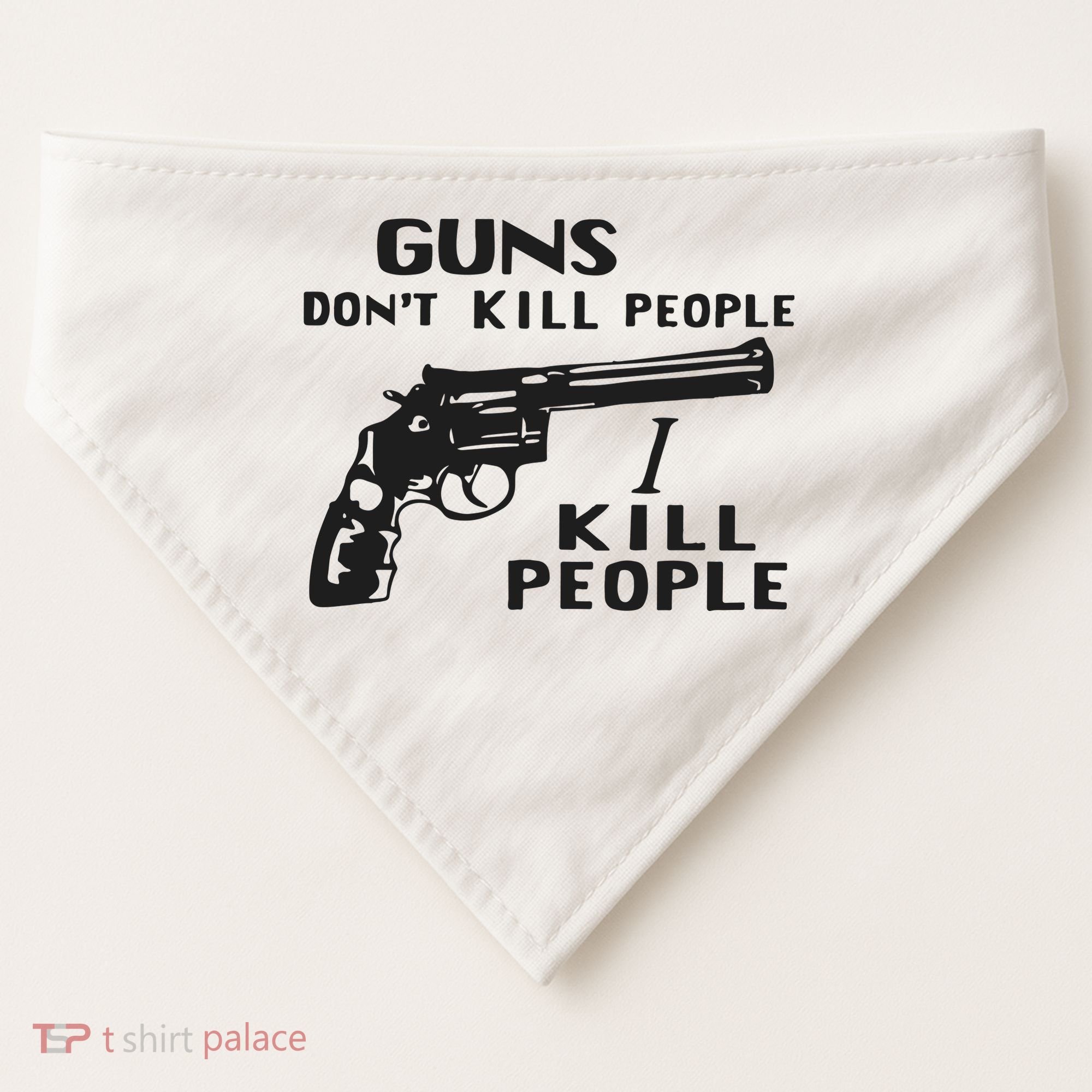 Guns Don’T Kill People I Kill People USA-Made Doggie Bandana