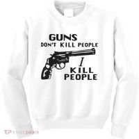 Guns Don’T Kill People I Kill People Kids Sweatshirt thumb 0
