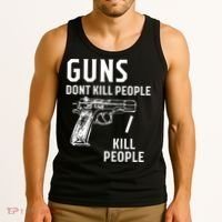 Guns Dont Kill People I Do Tank Top thumb 3