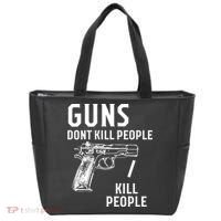Guns Dont Kill People I Do Tote Bag thumb 0