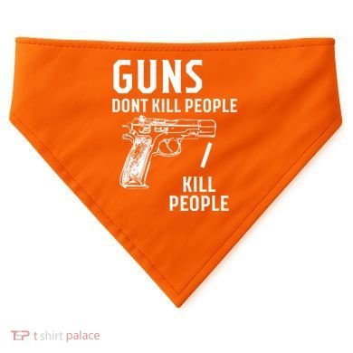 Guns Dont Kill People I Do USA-Made Doggie Bandana