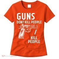 Guns Dont Kill People I Do Women's T-Shirt thumb 0