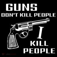 Guns Dont Kill People I Do Ornament thumb 1