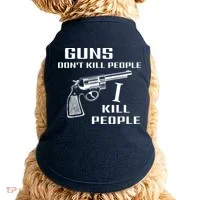Guns Dont Kill People I Do Doggie Tank thumb 0