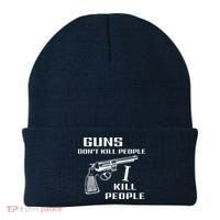 Guns Dont Kill People I Do Beanie thumb 0