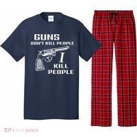 Guns Dont Kill People I Do Pajama Set thumb 0