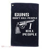 Guns Dont Kill People I Do Golf Towel thumb 0