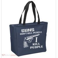 Guns Dont Kill People I Do Tote Bag thumb 2