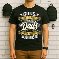 Guns Don't Kill People Dads With Pretty Daughters Do Great Gift T-Shirt thumb 6