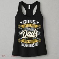 Guns Don't Kill People Dads With Pretty Daughters Do Great Gift Women's Tank Top thumb 3