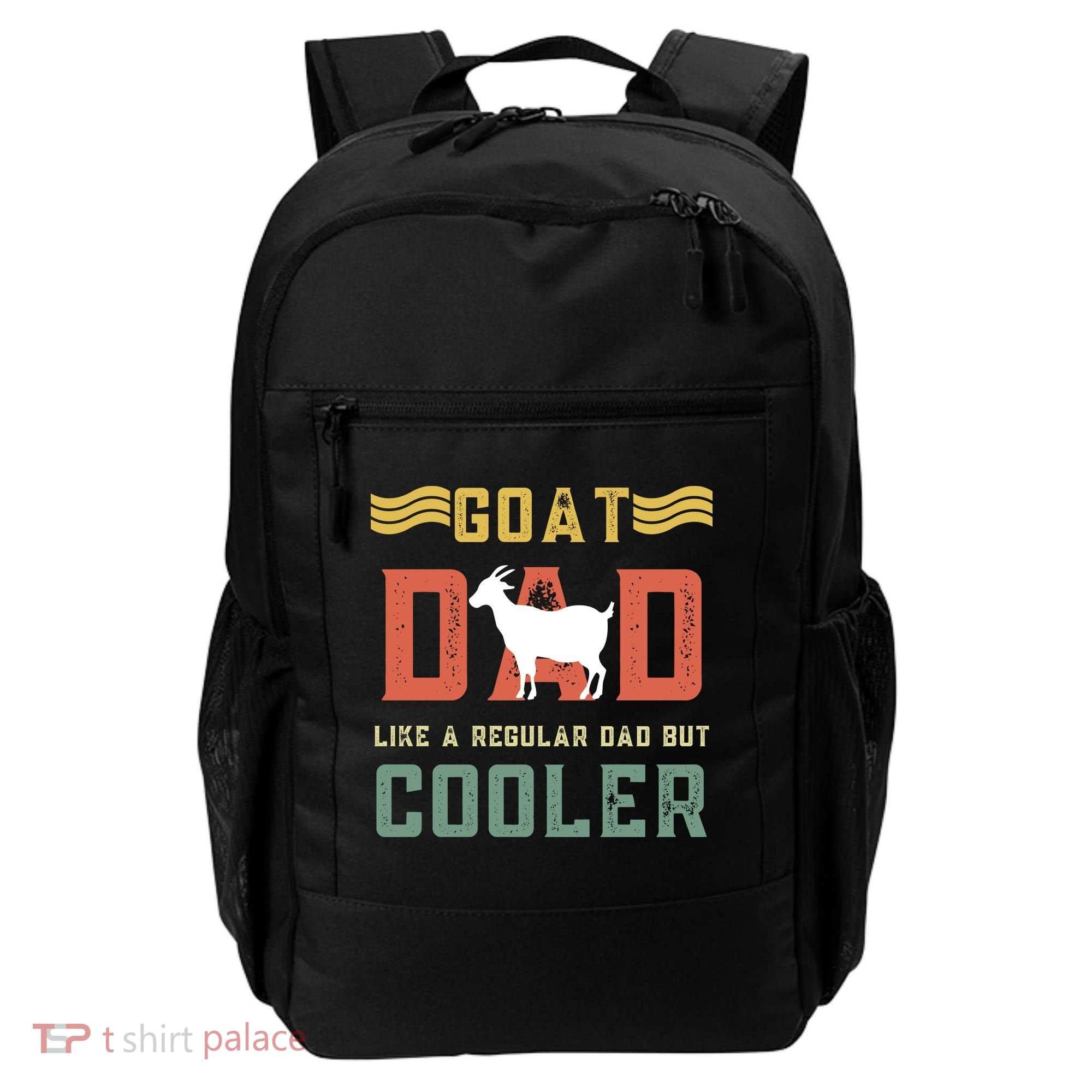 Goat Dad Like A Regular Dad But Cooler Backpack