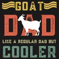 Goat Dad Like A Regular Dad But Cooler Backpack thumb 2