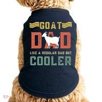 Goat Dad Like A Regular Dad But Cooler Doggie Tank thumb 0