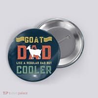 Goat Dad Like A Regular Dad But Cooler Button thumb 0