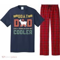 Goat Dad Like A Regular Dad But Cooler Pajama Set thumb 0