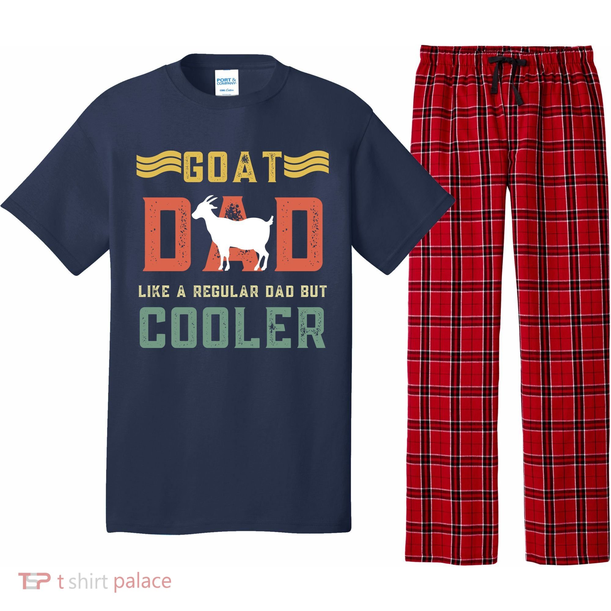 Goat Dad Like A Regular Dad But Cooler Pajama Set