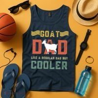 Goat Dad Like A Regular Dad But Cooler Tank Top thumb 4