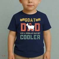 Goat Dad Like A Regular Dad But Cooler Toddler T-Shirt thumb 2