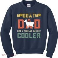 Goat Dad Like A Regular Dad But Cooler Kids Sweatshirt thumb 0